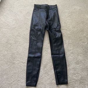 ZARA LEATHER PANTS